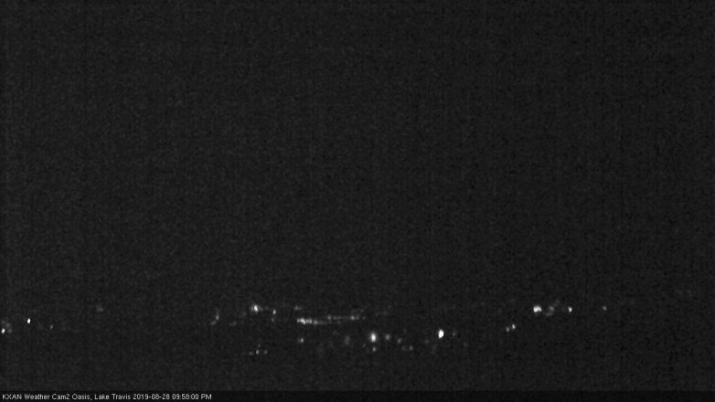 Lake Travis webcam, August 28, 2019 9:00 PM CT