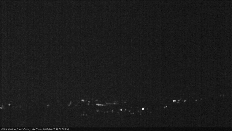Lake Travis webcam, August 28, 2019 9:05 PM CT