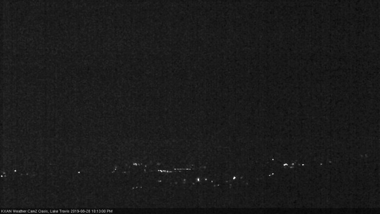 Lake Travis webcam, August 28, 2019 9:15 PM CT