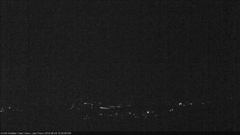 Lake Travis webcam, August 28, 2019 9:30 PM CT