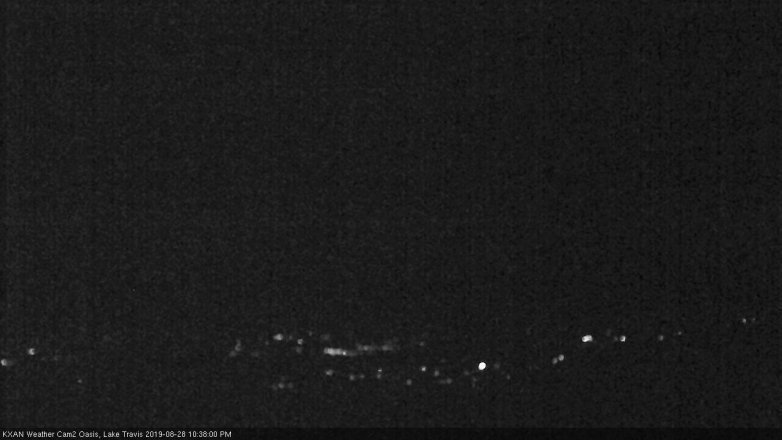 Lake Travis webcam, August 28, 2019 9:40 PM CT
