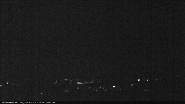Lake Travis webcam, August 28, 2019 9:45 PM CT