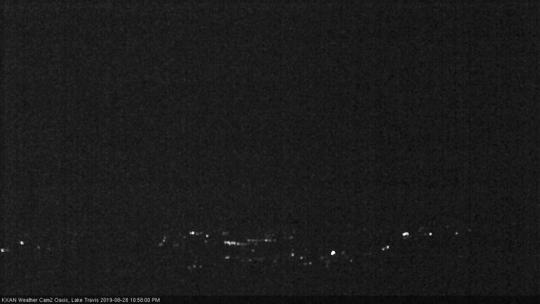 Lake Travis webcam, August 28, 2019 10:00 PM CT