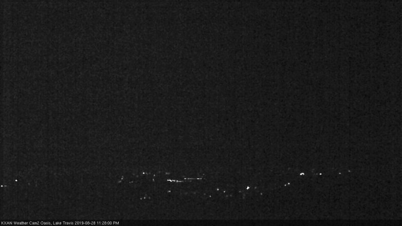 Lake Travis webcam, August 28, 2019 10:30 PM CT