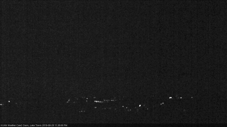 Lake Travis webcam, August 28, 2019 10:40 PM CT