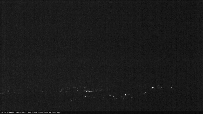 Lake Travis webcam, August 28, 2019 10:55 PM CT