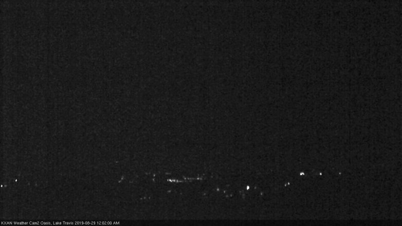 Lake Travis webcam, August 28, 2019 11:05 PM CT