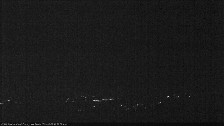 Lake Travis webcam, August 28, 2019 11:25 PM CT