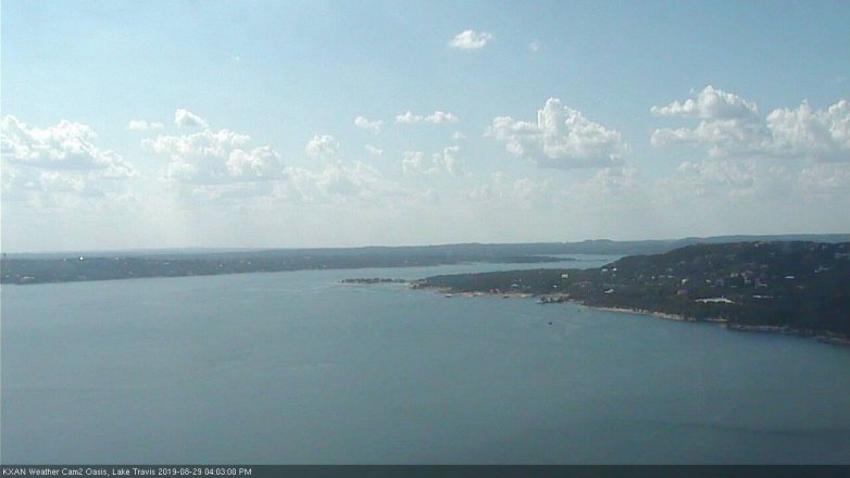 Lake Travis webcam, August 29, 2019 3:05 PM CT