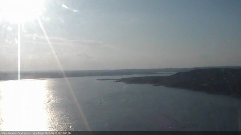 Lake Travis webcam, August 29, 2019 5:20 PM CT
