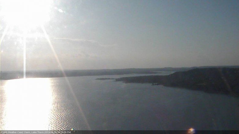 Lake Travis webcam, August 29, 2019 5:30 PM CT