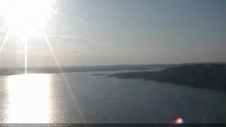 Lake Travis webcam, August 29, 2019 5:35 PM CT