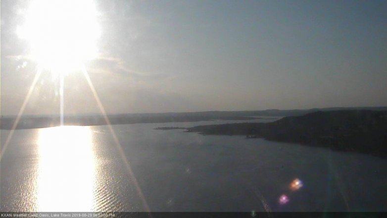 Lake Travis webcam, August 29, 2019 5:55 PM CT