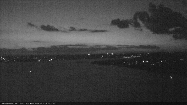 Lake Travis webcam, August 29, 2019 7:40 PM CT