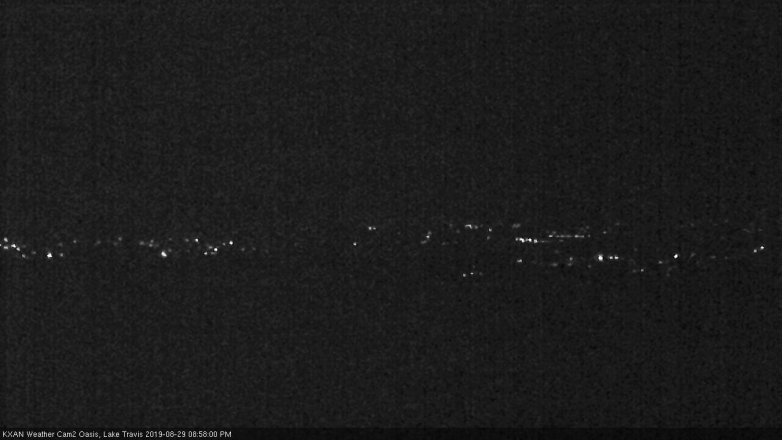 Lake Travis webcam, August 29, 2019 8:00 PM CT