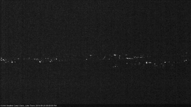 Lake Travis webcam, August 29, 2019 8:10 PM CT