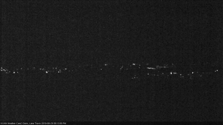 Lake Travis webcam, August 29, 2019 8:15 PM CT