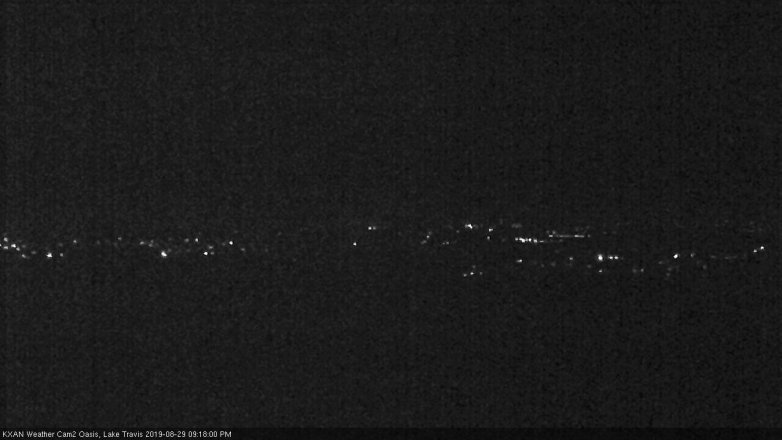 Lake Travis webcam, August 29, 2019 8:20 PM CT