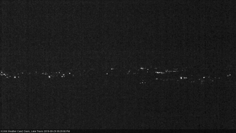 Lake Travis webcam, August 29, 2019 8:30 PM CT