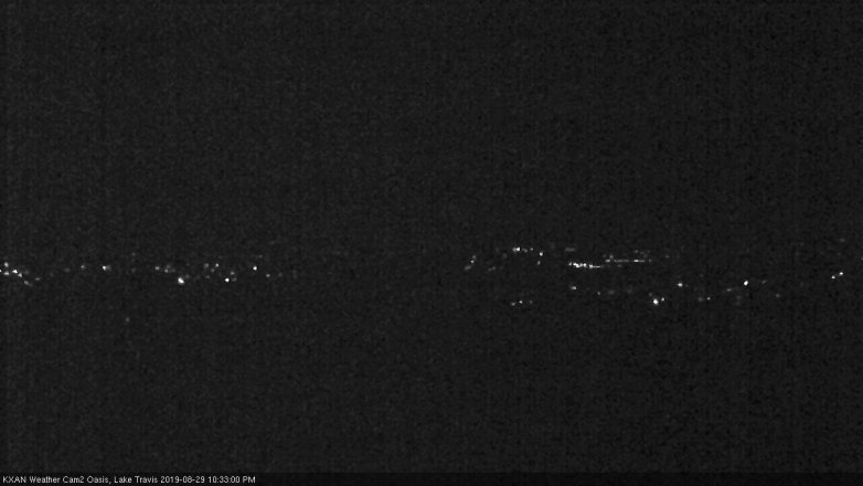 Lake Travis webcam, August 29, 2019 9:35 PM CT