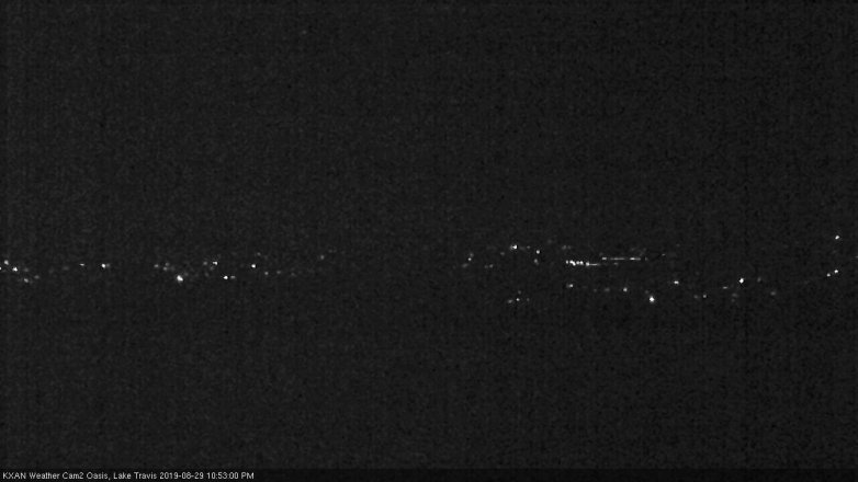 Lake Travis webcam, August 29, 2019 9:55 PM CT