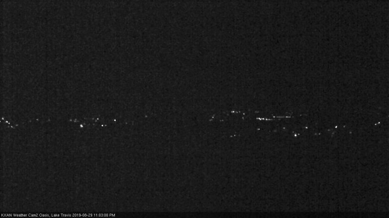 Lake Travis webcam, August 29, 2019 10:05 PM CT