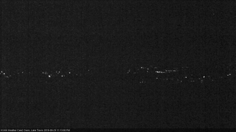 Lake Travis webcam, August 29, 2019 10:15 PM CT