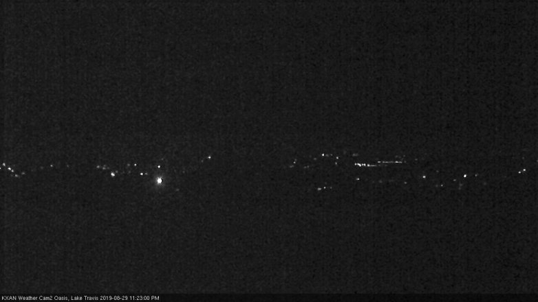 Lake Travis webcam, August 29, 2019 10:25 PM CT