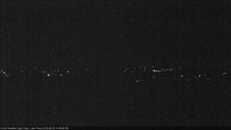 Lake Travis webcam, August 29, 2019 10:50 PM CT