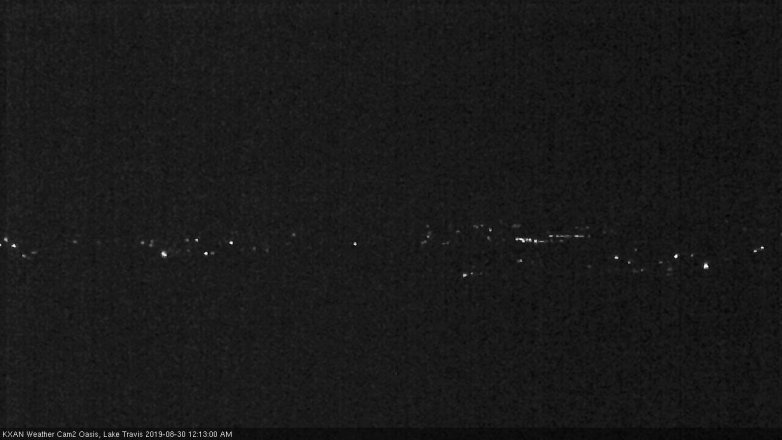 Lake Travis webcam, August 29, 2019 11:15 PM CT