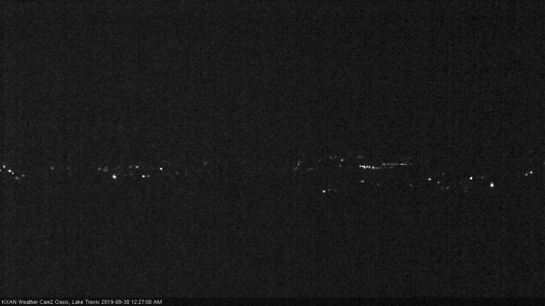 Lake Travis webcam, August 29, 2019 11:30 PM CT