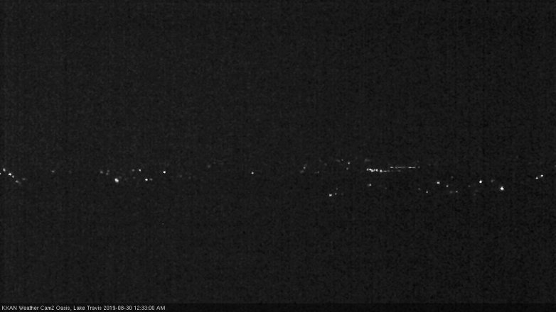 Lake Travis webcam, August 29, 2019 11:35 PM CT