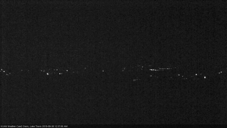 Lake Travis webcam, August 29, 2019 11:40 PM CT