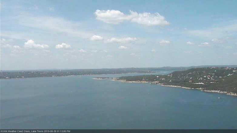 Lake Travis webcam, August 30, 2019 12:15 PM CT