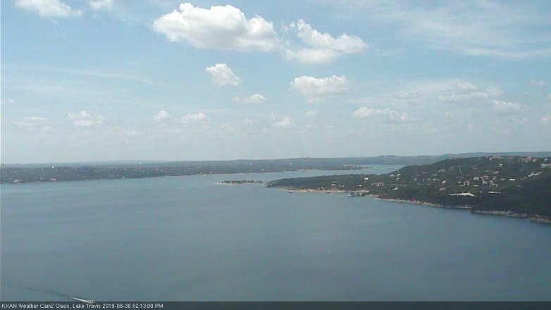 Lake Travis webcam, August 30, 2019 1:15 PM CT