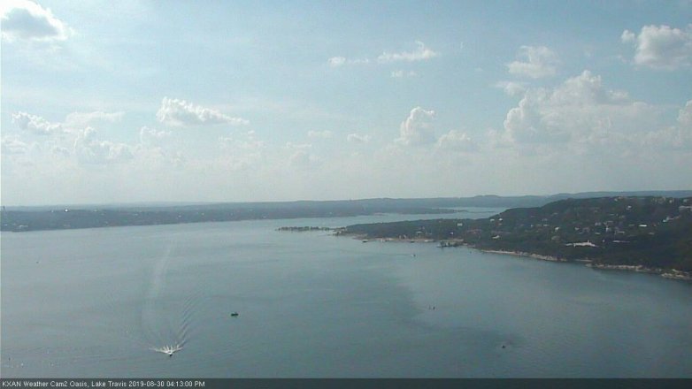 Lake Travis webcam, August 30, 2019 3:15 PM CT