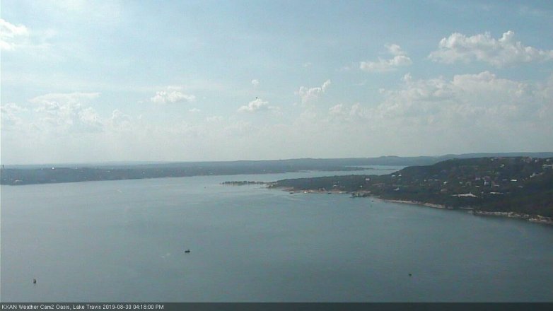 Lake Travis webcam, August 30, 2019 3:20 PM CT