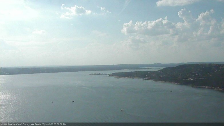Lake Travis webcam, August 30, 2019 4:05 PM CT