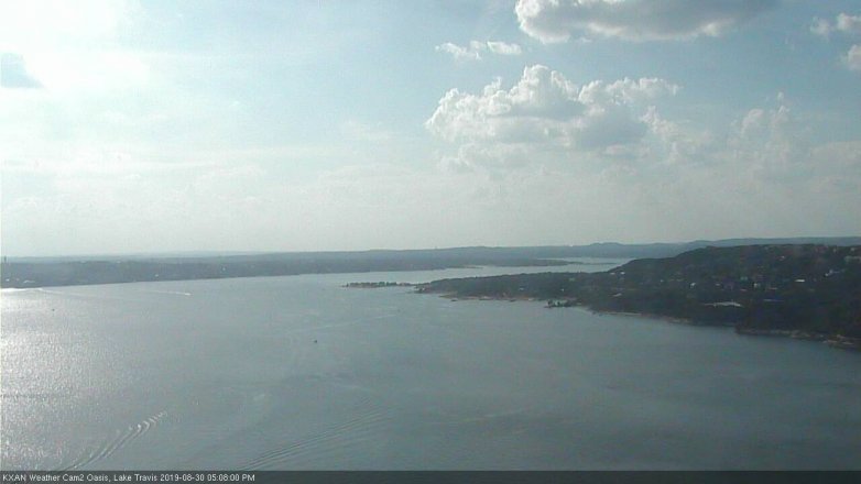 Lake Travis webcam, August 30, 2019 4:10 PM CT