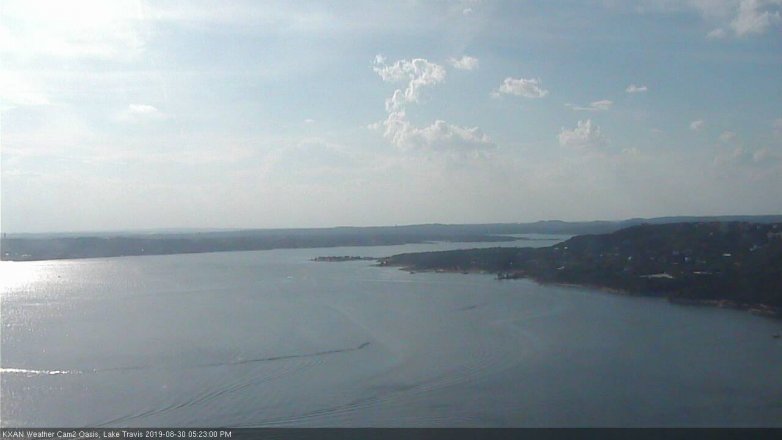 Lake Travis webcam, August 30, 2019 4:25 PM CT