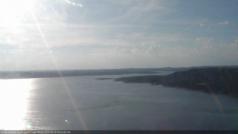Lake Travis webcam, August 30, 2019 5:05 PM CT