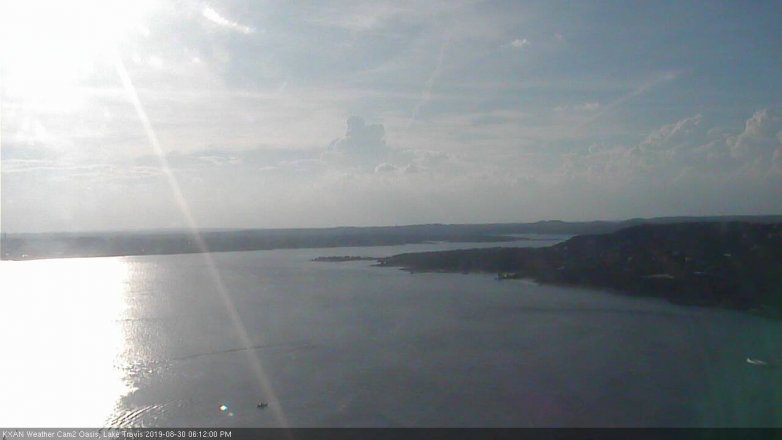 Lake Travis webcam, August 30, 2019 5:15 PM CT