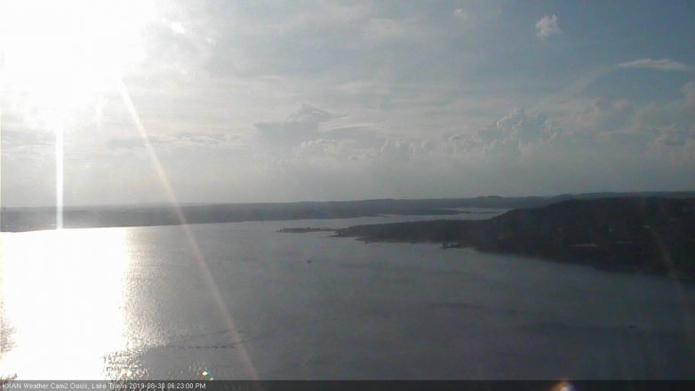 Lake Travis webcam, August 30, 2019 5:25 PM CT