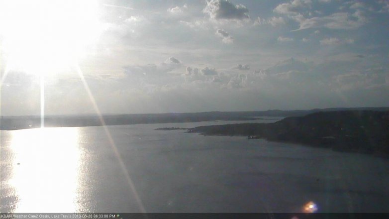 Lake Travis webcam, August 30, 2019 5:35 PM CT