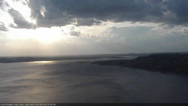 Lake Travis webcam, August 30, 2019 6:10 PM CT