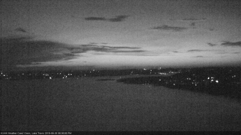 Lake Travis webcam, August 30, 2019 7:40 PM CT