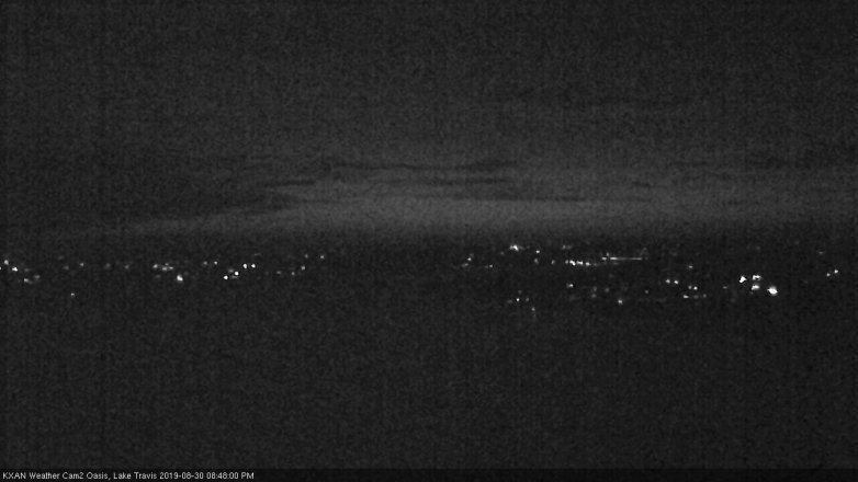 Lake Travis webcam, August 30, 2019 7:50 PM CT