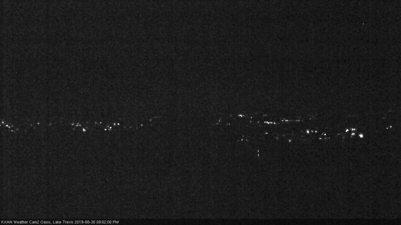 Lake Travis webcam, August 30, 2019 8:05 PM CT