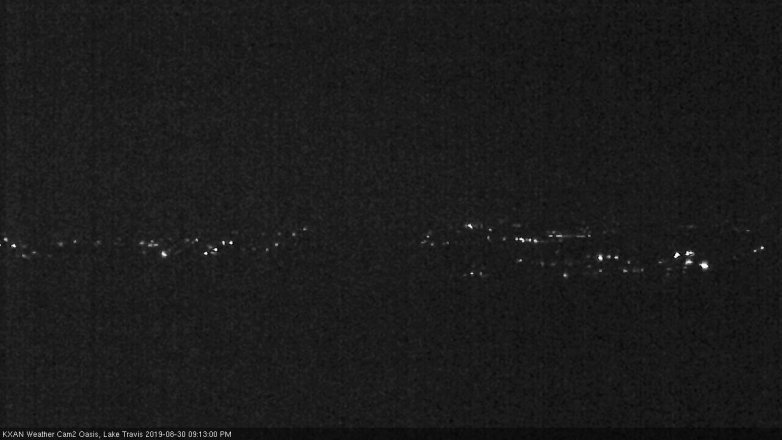 Lake Travis webcam, August 30, 2019 8:15 PM CT