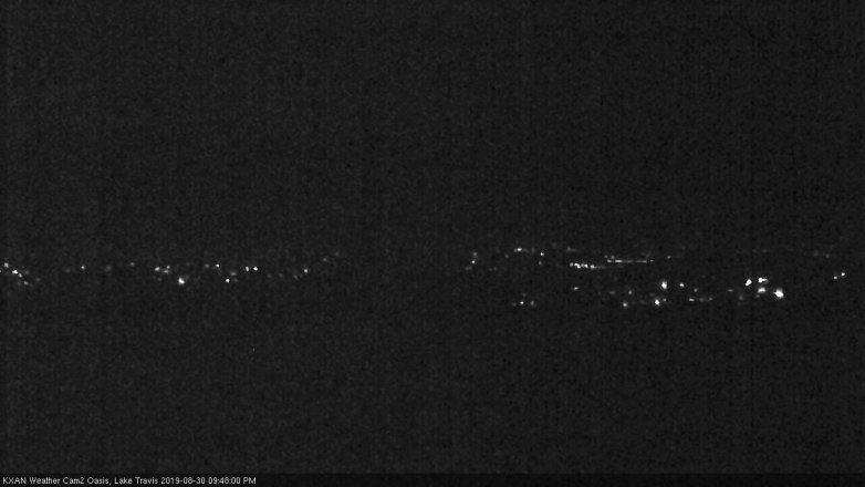 Lake Travis webcam, August 30, 2019 8:50 PM CT